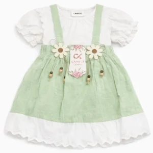 Robe bretelle avec tshirt Blanc